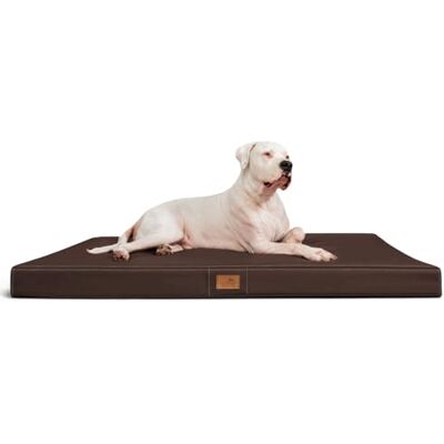tierlando ® Orthopädische Hundematratze Oscar Easy CLEAN aus Kunstleder mit Visco-Schaumfüllung, druckentlastende Hundematte mit Rutschfester Unterseite Größe: 100x80cm Farbe: 01 Braun tierlando ® Orthopädische Hundematratze Oscar Easy CLEAN aus Kunstleder mit Visco-Schaumfüllung, druckentlastende Hundematte mit Rutschfester Unterseite Größe: 100x80cm Farbe: 01 Braun