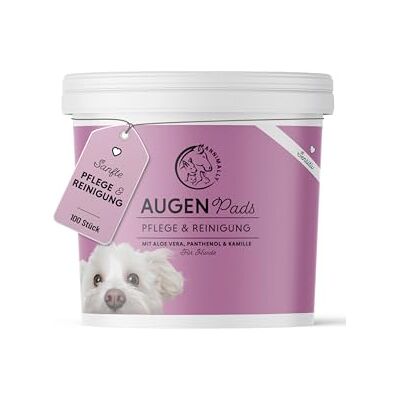 Annimally Augenpads für Hunde 100 STK. Aloe Vera, Kamille, Panthenol, sanfte Reinigung, vorbefeuchtete Pads, für sensible Tieraugen Annimally Augenpads für Hunde 100 STK. Aloe Vera, Kamille, Panthenol, sanfte Reinigung, vorbefeuchtete Pads, für sensible Tieraugen