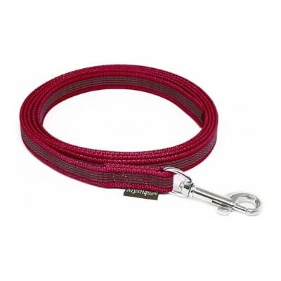 Mystique ® Gummierte Leine 12mm ohne Handschlaufe Standard Karabiner weinrot 50cm Mystique ® Gummierte Leine 12mm ohne Handschlaufe Standard Karabiner weinrot 50cm