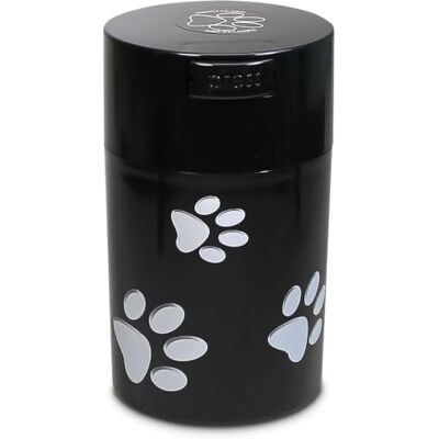 Tightpac America, Inc. pawvac 6 Unze Vakuum versiegelt Pet Food Container; Gap & Body Schwarz/Weiß Pfoten Tightpac America, Inc. pawvac 6 Unze Vakuum versiegelt Pet Food Container; Gap & Body Schwarz/Weiß Pfoten
