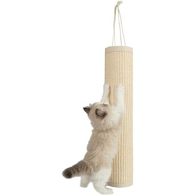 Best Pet Supplies Catify Kratzbaum zum Aufhängen, für Indoor-Katzen, lustiges und interaktives Spielen im Innenbereich, unterstützt natürliches Verhalten von Haustieren, strapazierfähig, cremefarben Best Pet Supplies Catify Kratzbaum zum Aufhängen, für Indoor-Katzen, lustiges und interaktives Spielen im Innenbereich, unterstützt natürliches Verhalten von Haustieren, strapazierfähig, cremefarben