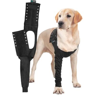 Suitical Recovery Sleeve - Schwarze Hundeschutzschlauch Suitical Recovery Sleeve - Schwarze Hundeschutzschlauch