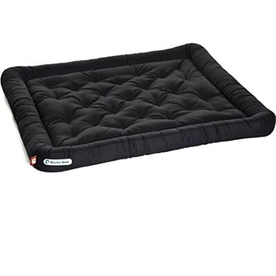 Doctor Bark Hundekissen orthopädisches Hundebett, 95°C waschbar, hygienisch, robust & bequem (XXL 115x100 cm, Schwarz) Doctor Bark Hundekissen orthopädisches Hundebett, 95°C waschbar, hygienisch, robust & bequem (XXL 115x100 cm, Schwarz)
