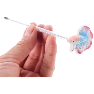 ihwfaityu Trainingsstab für Fish Resin, Blue Fisch Trainingsstab für fischaktive Aquarien, Aquarium Dekorationen, Schwanz Trainingsstab für Aquarien ihwfaityu Trainingsstab für Fish Resin, Blue Fisch Trainingsstab für fischaktive Aquarien, Aquarium Dekorationen, Schwanz Trainingsstab für Aquarien