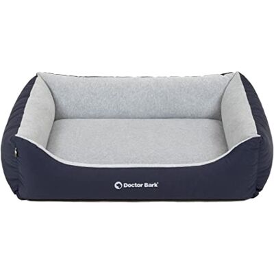 Doctor Bark Hundebett Mittelgroße Hunde Hundekörbchen Flauschig und Weich Waschbar, Strapazierfähig, Kuschelig Made in Germany GreenLabel (L 97x75 cm, Königsblau) Doctor Bark Hundebett Mittelgroße Hunde Hundekörbchen Flauschig und Weich Waschbar, Strapazierfähig, Kuschelig Made in Germany GreenLabel (L 97x75 cm, Königsblau)