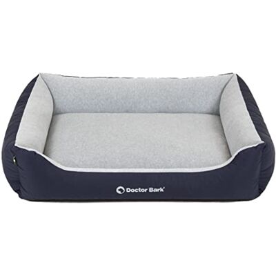 Doctor Bark Hundebett Grosse Hunde Hundekorb Waschbar Flauschig, Weich und Kuschelig Robust und Strapazierfähig Made in Germany GreenLabel (XL 110x85 cm, Königsblau) Doctor Bark Hundebett Grosse Hunde Hundekorb Waschbar Flauschig, Weich und Kuschelig Robust und Strapazierfähig Made in Germany GreenLabel (XL 110x85 cm, Königsblau)