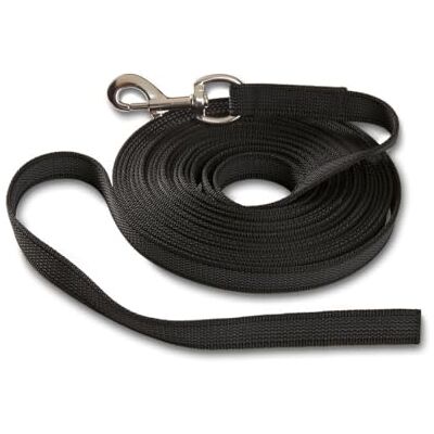 WOLTERS Avanti gummierte Schleppleine ohne Handschlaufe, Größe:8 Meter, Farbe:schwarz WOLTERS Avanti gummierte Schleppleine ohne Handschlaufe, Größe:8 Meter, Farbe:schwarz