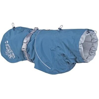 Hurtta Monsoon Hunderegenmantel mit Reflektoren, Wasserdicht Regenjacke für Hunde, Blau 50 cm Hurtta Monsoon Hunderegenmantel mit Reflektoren, Wasserdicht Regenjacke für Hunde, Blau 50 cm