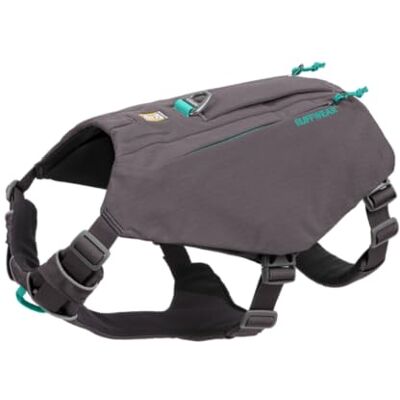 RUFFWEAR Hundegeschirr mit Taschen, Switchbak, Ganztägiger Komfort mit Eingebauten Taschen Für Kurze Tagesausflüge und Alltägliche Aktivitäten, Große bis Sehr Große Hunderassen, Granite Grey RUFFWEAR Hundegeschirr mit Taschen, Switchbak, Ganztägiger Komfort mit Eingebauten Taschen Für Kurze Tagesausflüge und Alltägliche Aktivitäten, Große bis Sehr Große Hunderassen, Granite Grey