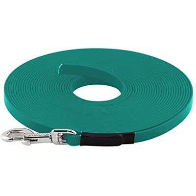 LENNIE BioThane Schleppleine, 8m, Petrol/Teal, 16mm für große Hunde, genäht LENNIE BioThane Schleppleine, 8m, Petrol/Teal, 16mm für große Hunde, genäht