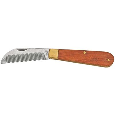 Busse Verziehmesser, klappbar, mit Holzgriff, STANDARD, Metall, Metall Busse Verziehmesser, klappbar, mit Holzgriff, STANDARD, Metall, Metall