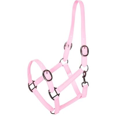 Imperial Riding Halfter IRH Super-Proof Glossy, wasserdichtes & schmutzabweisendes Nylonhalfter mit glänzendem Finish, Robustes Design mit verstellbarem Sitz und Karabiner, Hellpink, Cob Imperial Riding Halfter IRH Super-Proof Glossy, wasserdichtes & schmutzabweisendes Nylonhalfter mit glänzendem Finish, Robustes Design mit verstellbarem Sitz und Karabiner, Hellpink, Cob
