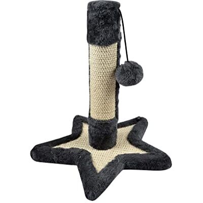 Anthrazit Katzenbaum mit Spielzeug - 33cm Höhe Anthrazit Katzenbaum mit Spielzeug - 33cm Höhe