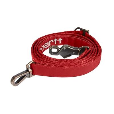 Carhartt Field Hundeleine, strapazierfähiges 600-Denier-Gewebe mit verstellbaren D-Ring-Metallbeschlägen, Industrie-Rot, Größe L Carhartt Field Hundeleine, strapazierfähiges 600-Denier-Gewebe mit verstellbaren D-Ring-Metallbeschlägen, Industrie-Rot, Größe L
