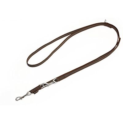 Mystique ® Gummierte Umhängeleine Leine 12mm Standard Karabiner braun 2m Mystique ® Gummierte Umhängeleine Leine 12mm Standard Karabiner braun 2m