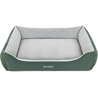Doctor Bark Hundebett Grosse Hunde Hundekorb Waschbar Flauschig, Weich und Kuschelig Robust und Strapazierfähig Made in Germany GreenLabel (XL 110x85 cm, Grün) Doctor Bark Hundebett Grosse Hunde Hundekorb Waschbar Flauschig, Weich und Kuschelig Robust und Strapazierfähig Made in Germany GreenLabel (XL 110x85 cm, Grün)