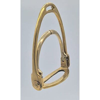 Tysons Breeches Sicherheitssteigbügel Steigbügel Damensattel Side Saddle Riding Ladys Stirrup Messing Gold Farben 10 cm Tritt Brass Tysons Breeches Sicherheitssteigbügel Steigbügel Damensattel Side Saddle Riding Ladys Stirrup Messing Gold Farben 10 cm Tritt Brass