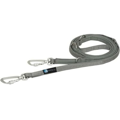 anny-x Anny·X Führleine Safety Fun Grau-Silber 4 Fach verstellbare Hundeleine gepolstert Länge 3 m anny-x Anny·X Führleine Safety Fun Grau-Silber 4 Fach verstellbare Hundeleine gepolstert Länge 3 m