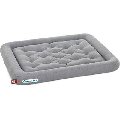 Doctor Bark Hundekissen orthopädisches Hundebett, 95°C waschbar, hygienisch, robust & bequem (L 90x70 cm, Hellgrau) Doctor Bark Hundekissen orthopädisches Hundebett, 95°C waschbar, hygienisch, robust & bequem (L 90x70 cm, Hellgrau)