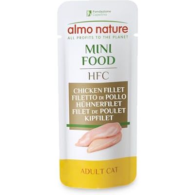 Almo Nature HFC Mini Food Nassfutter für Erwachsene Katzen Hühnerfilet Beutel 3 g. Almo Nature HFC Mini Food Nassfutter für Erwachsene Katzen Hühnerfilet Beutel 3 g.