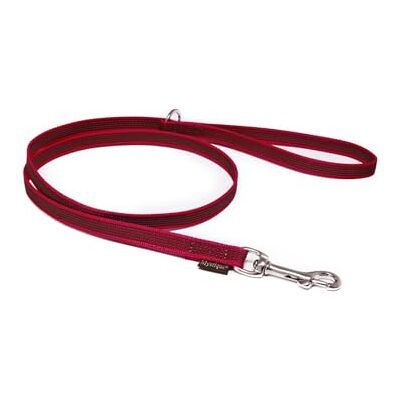 Mystique ® Gummierte Leine 12mm mit Handschlaufe Standard Karabiner weinrot 2m Mystique ® Gummierte Leine 12mm mit Handschlaufe Standard Karabiner weinrot 2m