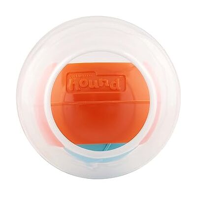 Outward Hound Nina Ottosson Topsy Treat Ball Dog Puzzle Interactive Treat Puzzle Dog Enrichment Dog Toy, Level 1 Beginner, Orange Outward Hound Nina Ottosson Topsy Treat Ball Dog Puzzle Interactive Treat Puzzle Dog Enrichment Dog Toy, Level 1 Beginner, Orange