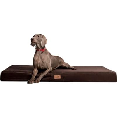 tierlando ® Hundematratze Hugo Basic aus pflegeleichtem Anti-Haar-Polyester, mit Rutschfester Unterseite, gehobene Stabilität für große Hunde, Größe: 150x100cm Farbe: 01 Braun tierlando ® Hundematratze Hugo Basic aus pflegeleichtem Anti-Haar-Polyester, mit Rutschfester Unterseite, gehobene Stabilität für große Hunde, Größe: 150x100cm Farbe: 01 Braun
