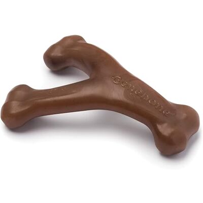 Benebone Wishbone Langlebiges Kauspielzeug für Aggressive Kauer, echter Erdnussgeschmack, Größe S für Jede Rasse Benebone Wishbone Langlebiges Kauspielzeug für Aggressive Kauer, echter Erdnussgeschmack, Größe S für Jede Rasse