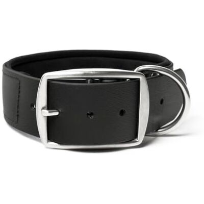 Mystique ® Biothane Halsband Deluxe Neopren 38mm rostfrei schwarz 45-53cm Mystique ® Biothane Halsband Deluxe Neopren 38mm rostfrei schwarz 45-53cm