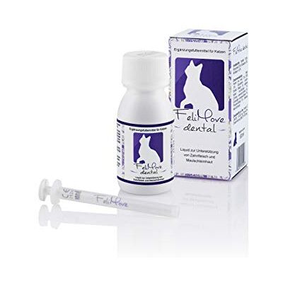 FeliMove dental Liquid für Katzen mit Vitalpilzen, Propolis, EPA und Zink (auch bei FORL, Entzündung oder Rötung des Zahnfleisch verträglich) FeliMove dental Liquid für Katzen mit Vitalpilzen, Propolis, EPA und Zink (auch bei FORL, Entzündung oder Rötung des Zahnfleisch verträglich)