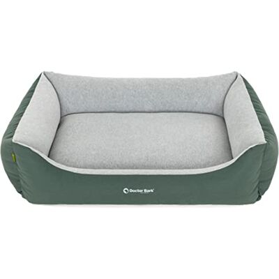 Doctor Bark Hundebett Mittelgroße Hunde Hundekörbchen Flauschig und Weich Waschbar, Strapazierfähig, Kuschelig Made in Germany GreenLabel (L 97x75 cm, Grün) Doctor Bark Hundebett Mittelgroße Hunde Hundekörbchen Flauschig und Weich Waschbar, Strapazierfähig, Kuschelig Made in Germany GreenLabel (L 97x75 cm, Grün)