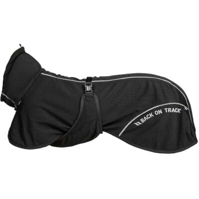 Back on Track Bay Netz-Hundemantel, Tiefe Rute, Schwarz, 55 cm Welltex-Innenfutter, luftiges Stretch-Mesh, verstellbarer Kragen, zwei Leinendurchlässe Back on Track Bay Netz-Hundemantel, Tiefe Rute, Schwarz, 55 cm Welltex-Innenfutter, luftiges Stretch-Mesh, verstellbarer Kragen, zwei Leinendurchlässe