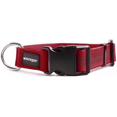 Mystique Gummiertes Halsband 40-50cm 25mm weinrot Mystique Gummiertes Halsband 40-50cm 25mm weinrot