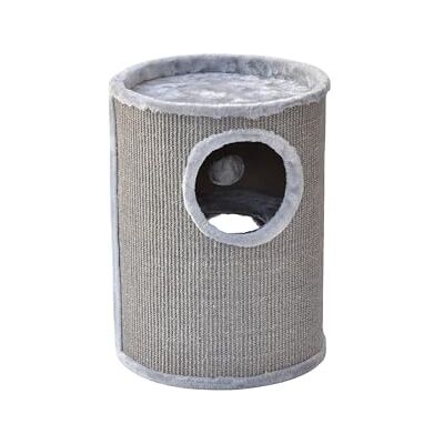 nanook Kratztonne Sisaltonne Kratzturm Kratzbaum Condo mit Spielball, Sisal Plüsch, grau 50 cm nanook Kratztonne Sisaltonne Kratzturm Kratzbaum Condo mit Spielball, Sisal Plüsch, grau 50 cm