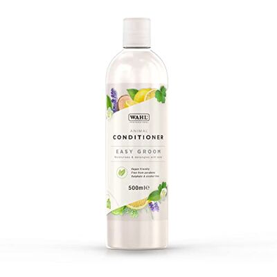Wahl Easy Groom Dog Conditioner 500 ml, vegan, frei von Parabenen, feuchtigkeitsspendende und entwirrende Formel, Vitamin E Wahl Easy Groom Dog Conditioner 500 ml, vegan, frei von Parabenen, feuchtigkeitsspendende und entwirrende Formel, Vitamin E