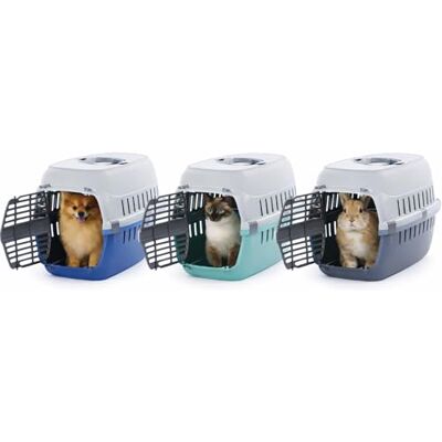 Flamingo Transportbox für kleine Hunde und Katzen – 32 x 49 x 29,5 cm – 3 Farben (Keine Farbauswahl möglich) Flamingo Transportbox für kleine Hunde und Katzen – 32 x 49 x 29,5 cm – 3 Farben (Keine Farbauswahl möglich)