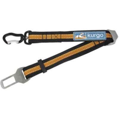 Kurgo Hundesicherheitsgurt Drehkarabiner - Verstellbar, Stahl, 60cm Kurgo Hundesicherheitsgurt Drehkarabiner - Verstellbar, Stahl, 60cm
