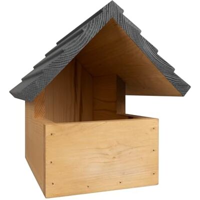 Windhager Nistkasten Loggia für Vögel Nistkasten halboffen für Halbhöhlenbrüter z.B. Amseln, Rotkelchen, Holz Vogelhaus, Vogelnistkasten witterungsbeständig, langlebig 21,50 x 26,50 x 20 cm Windhager Nistkasten Loggia für Vögel Nistkasten halboffen für Halbhöhlenbrüter z.B. Amseln, Rotkelchen, Holz Vogelhaus, Vogelnistkasten witterungsbeständig, langlebig 21,50 x 26,50 x 20 cm