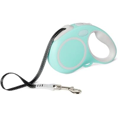 Amazon Rollleine für Hunde, Einziehbar, Reflektierend, Quick-Lock-Funktion, Rutschfester Griff, 5m, Größe S, Blau Amazon Rollleine für Hunde, Einziehbar, Reflektierend, Quick-Lock-Funktion, Rutschfester Griff, 5m, Größe S, Blau