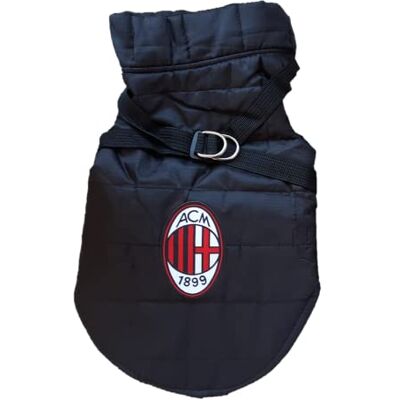A.C. Milan AC Milan, Mantel für Hunde und Katzen Unisex Erwachsene, Schwarz, XS A.C. Milan AC Milan, Mantel für Hunde und Katzen Unisex Erwachsene, Schwarz, XS