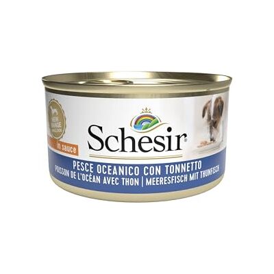 Schesir Hund Ozeanischer Fisch mit Thunfisch 85 g - Hundefutter Schesir Hund Ozeanischer Fisch mit Thunfisch 85 g - Hundefutter