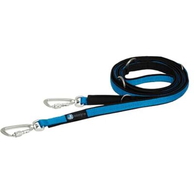 anny-x Anny·X Führleine Safety Fun Schwarz-Blau 4 Fach verstellbare Hundeleine gepolstert Länge 3 m anny-x Anny·X Führleine Safety Fun Schwarz-Blau 4 Fach verstellbare Hundeleine gepolstert Länge 3 m