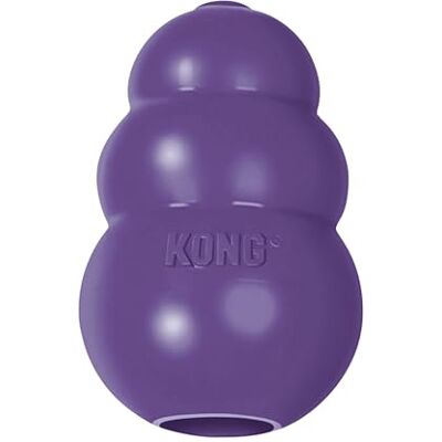 KONG Senior Hundespielzeug, Für Kleine Hunde Sanfte Senior-Gummiformel, schonend für ältere Zähne und Zahnfleisch, Sprungkraft, befüllbar für Leckerlis KONG Senior Hundespielzeug, Für Kleine Hunde Sanfte Senior-Gummiformel, schonend für ältere Zähne und Zahnfleisch, Sprungkraft, befüllbar für Leckerlis