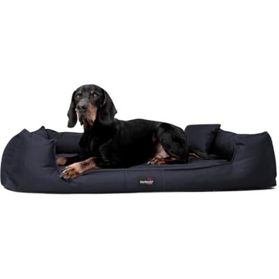 tierlando ® Orthopädisches Hundebett Goofy für große Hunde XL bis XXXL mit waschbarerem Polyester-Bezug, ideal bei Gelenkproblemen Größe: 110x90cm Farbe: 25 Navy Dunkelbau tierlando ® Orthopädisches Hundebett Goofy für große Hunde XL bis XXXL mit waschbarerem Polyester-Bezug, ideal bei Gelenkproblemen Größe: 110x90cm Farbe: 25 Navy Dunkelbau