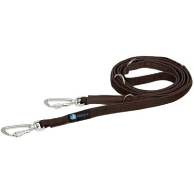 anny-x Anny·X Führleine Safety Fun Braun-Braun 4 Fach verstellbare Hundeleine gepolstert Länge 3 m anny-x Anny·X Führleine Safety Fun Braun-Braun 4 Fach verstellbare Hundeleine gepolstert Länge 3 m