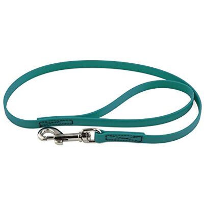 LENNIE BioThane Führleine, 13mm breit, 2m lang, Petrol/Teal, mit Handschlaufe, genäht LENNIE BioThane Führleine, 13mm breit, 2m lang, Petrol/Teal, mit Handschlaufe, genäht