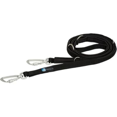 anny-x Anny·X Führleine Safety Fun Schwarz-Schwarz 4 Fach verstellbare Hundeleine gepolstert Länge 3 m anny-x Anny·X Führleine Safety Fun Schwarz-Schwarz 4 Fach verstellbare Hundeleine gepolstert Länge 3 m