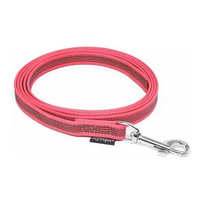 Mystique ® Gummierte Leine 12mm ohne Handschlaufe Standard Karabiner neon pink 2m Mystique ® Gummierte Leine 12mm ohne Handschlaufe Standard Karabiner neon pink 2m