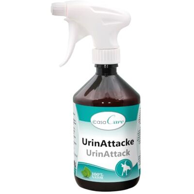 cdVet Naturprodukte casaCare UrinAttacke Sprühflasche 500 ml Hund, Katze bei Urin + Kotgestank Geruch unbedenklicher Gebrauch präventiv + behandelnd + sparsam Sofort + Langzeitwirkung - cdVet Naturprodukte casaCare UrinAttacke Sprühflasche 500 ml Hund, Katze bei Urin + Kotgestank Geruch unbedenklicher Gebrauch präventiv + behandelnd + sparsam Sofort + Langzeitwirkung -