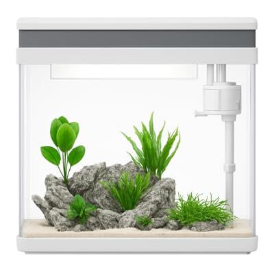 AquaOne Aquarium Komplettset LED mit Pumpe HNE-380 I Kleines Nanoaquarium 26 Liter mit Filteranlage I Mini Nano Becken Set für Fische und Garnelen AquaOne Aquarium Komplettset LED mit Pumpe HNE-380 I Kleines Nanoaquarium 26 Liter mit Filteranlage I Mini Nano Becken Set für Fische und Garnelen
